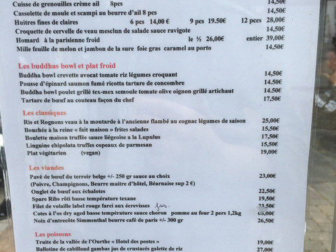 hotel des postes brasserie