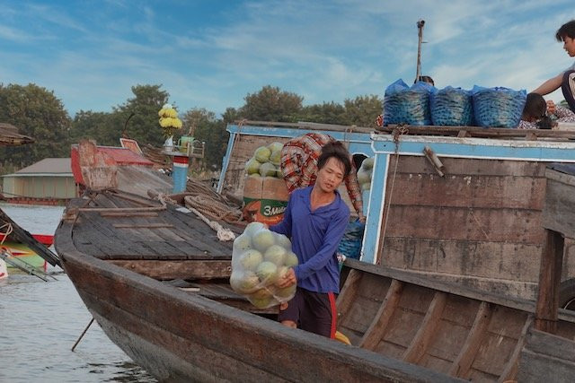 Chau Doc Floating Market-朱笃必去景点