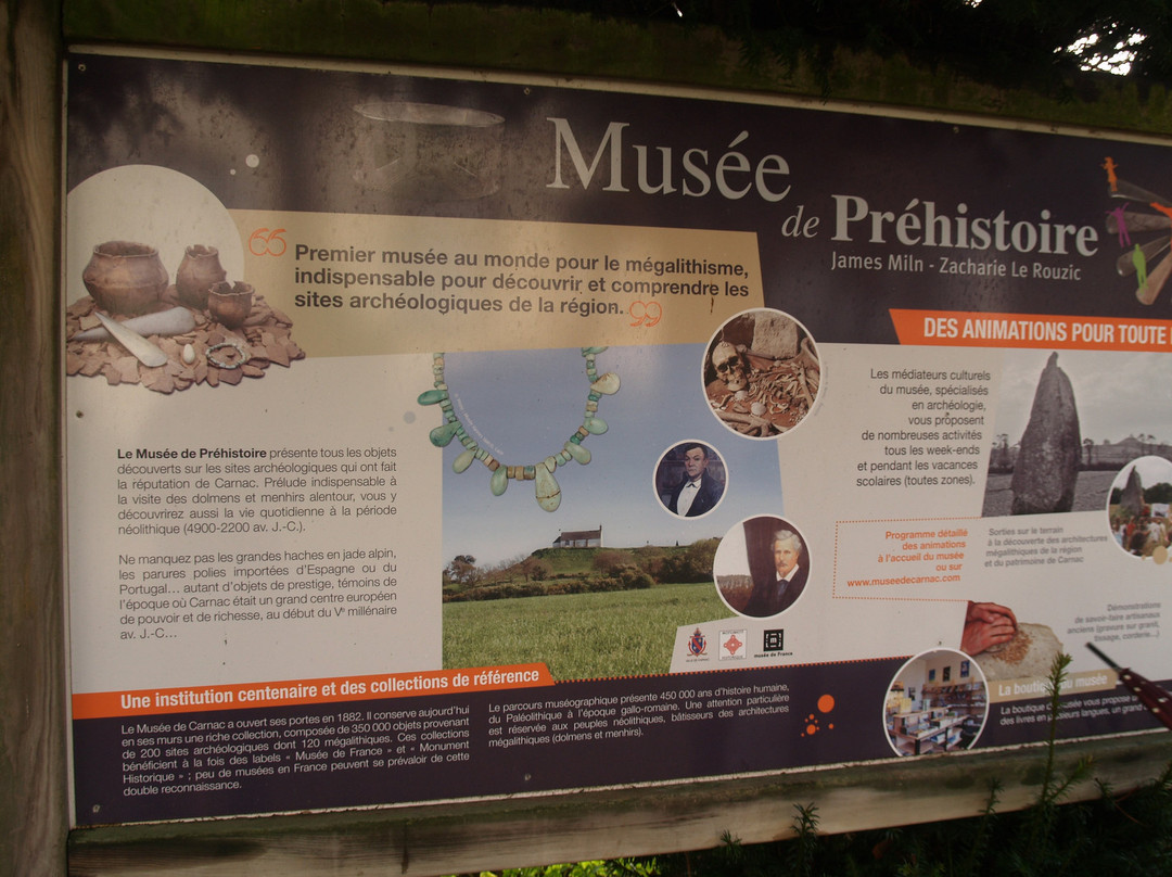 Musée de Préhistoire-卡纳克必去景点