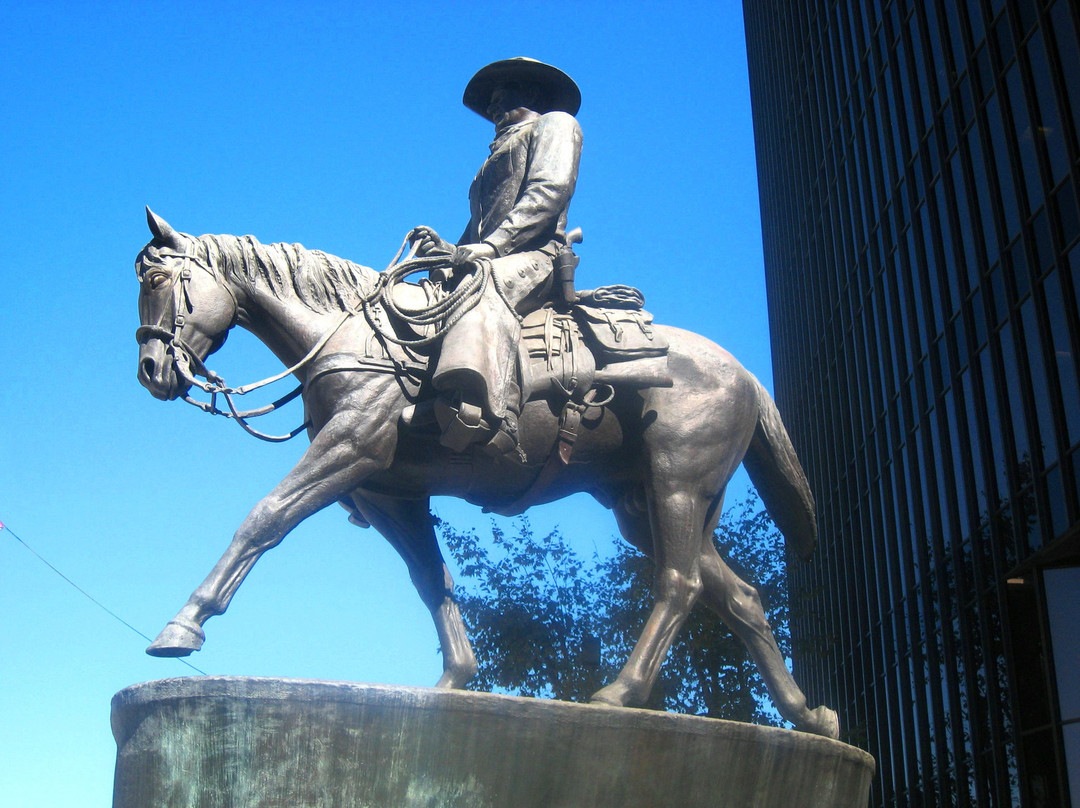 The Horseman - John Wayne Sculpture景点图片