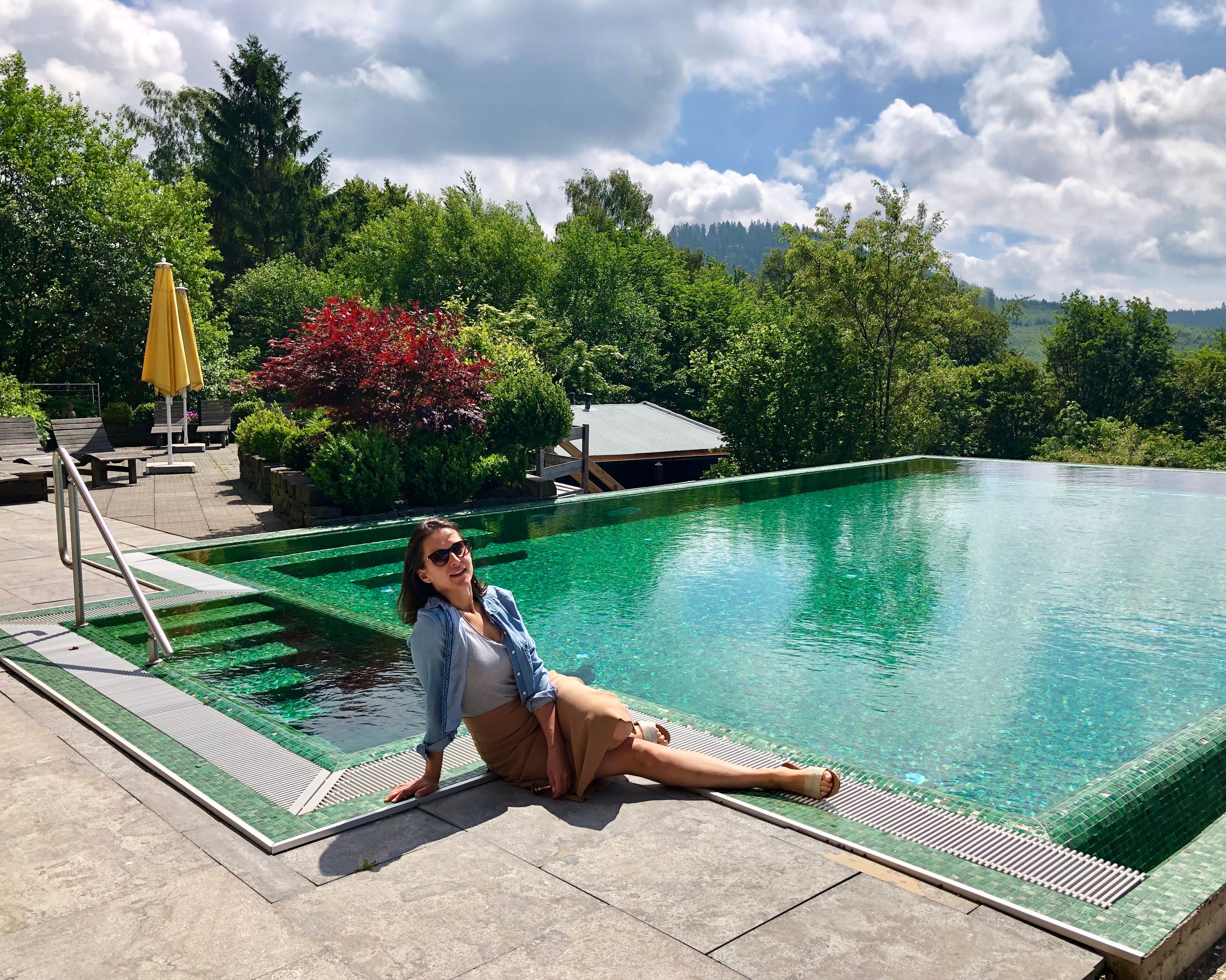 Hotel Waldhaus Ohlenbach-泳池
