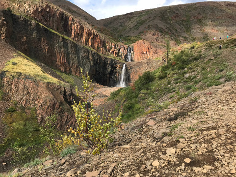 Waterfall Krasnyye Kamni-Talnakh必去景点