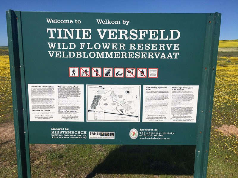 Tienie Versfeld Wildflower Reserve-Darling必去景点