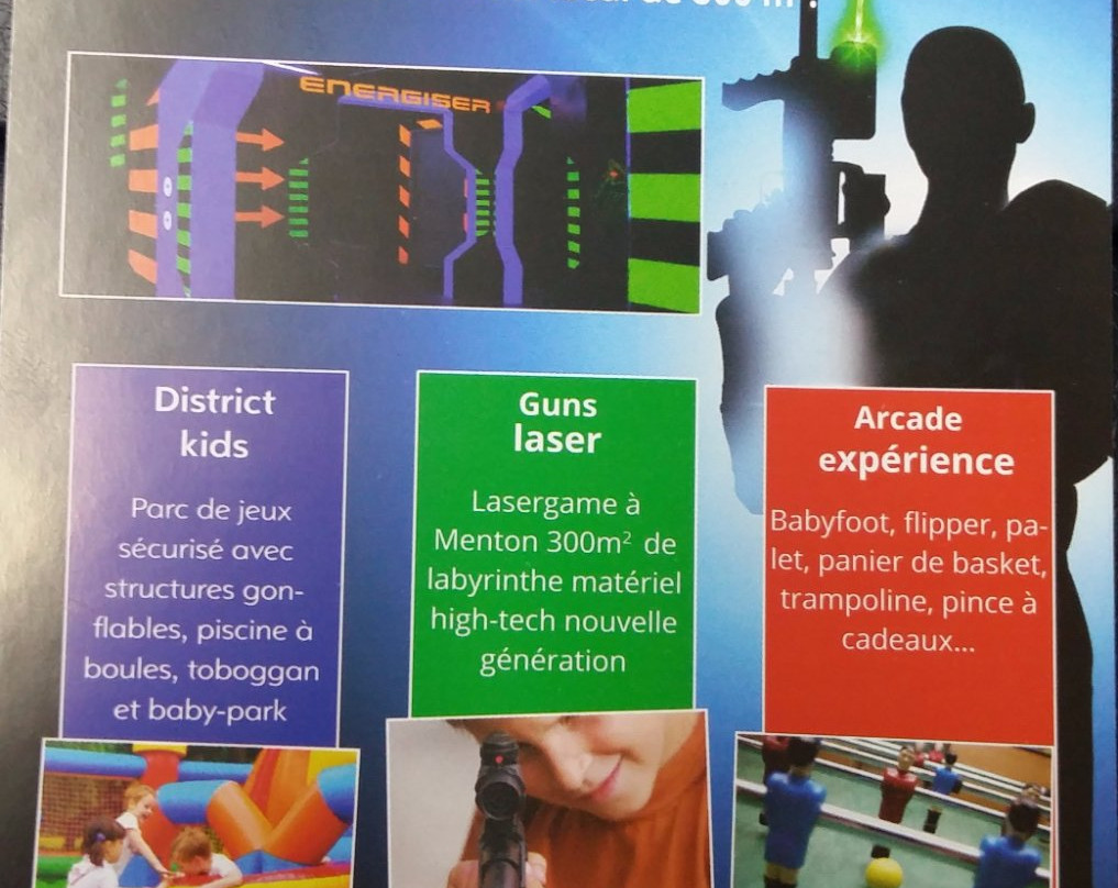 District Laser Experience-芒通必去景点