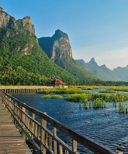 普兰布里河风景河之旅图片