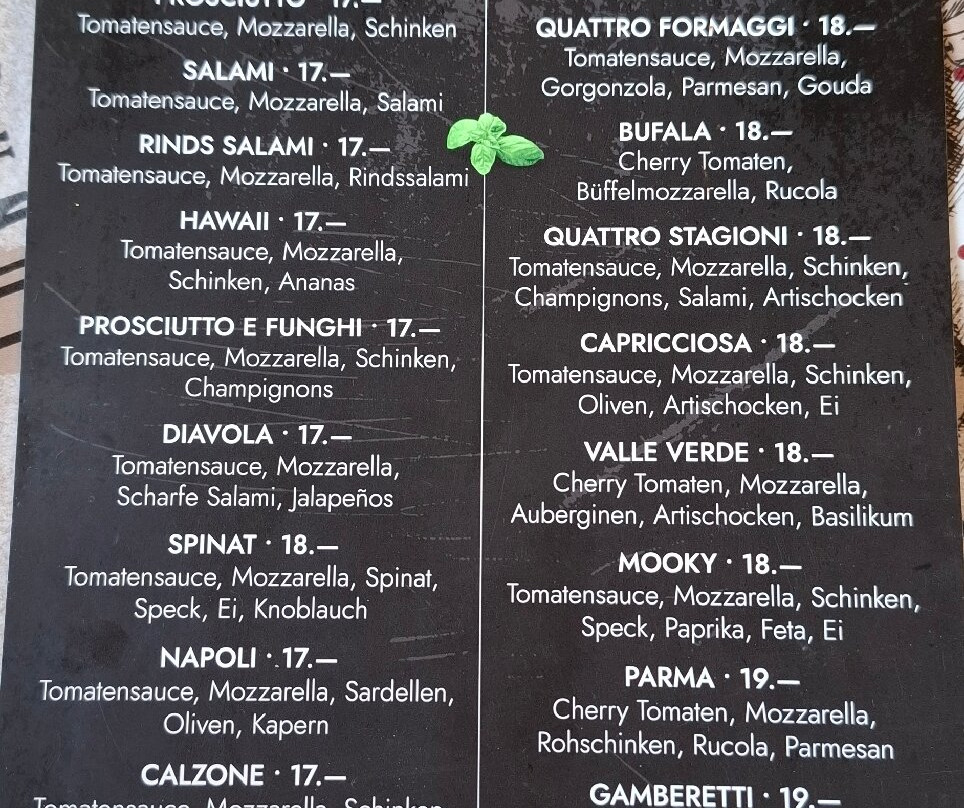 Holzhüttli Pizza