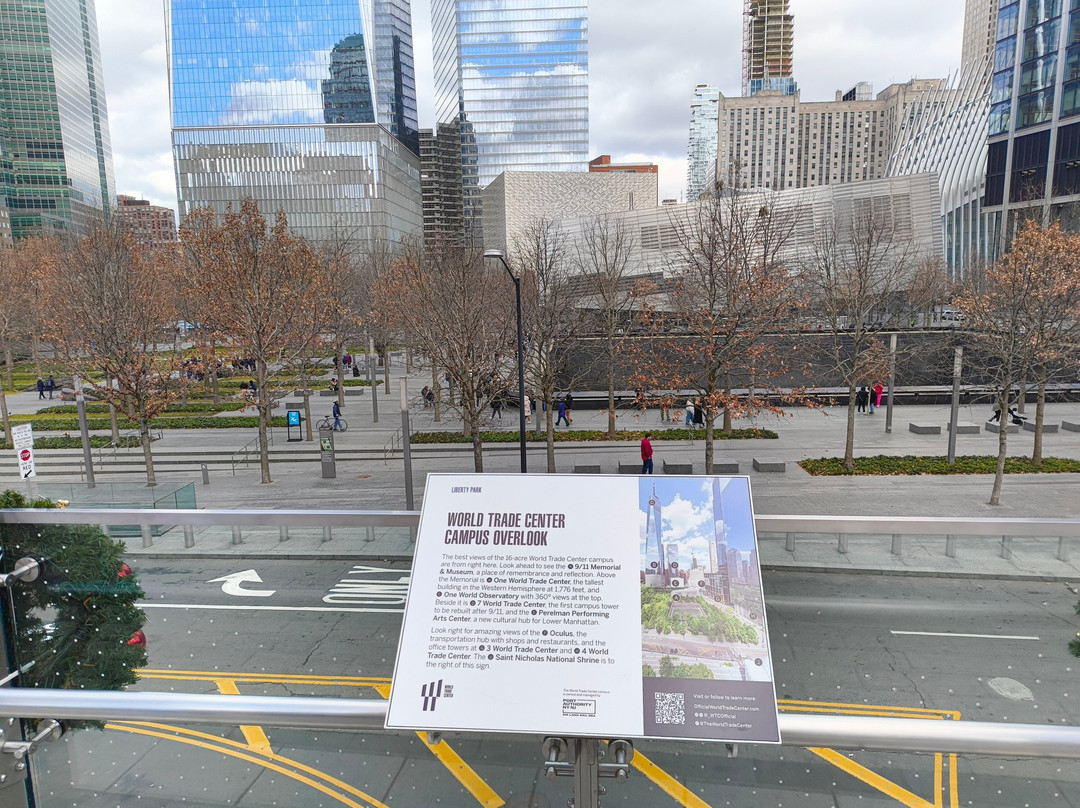 World Trade Center's Liberty Park-纽约市必去景点