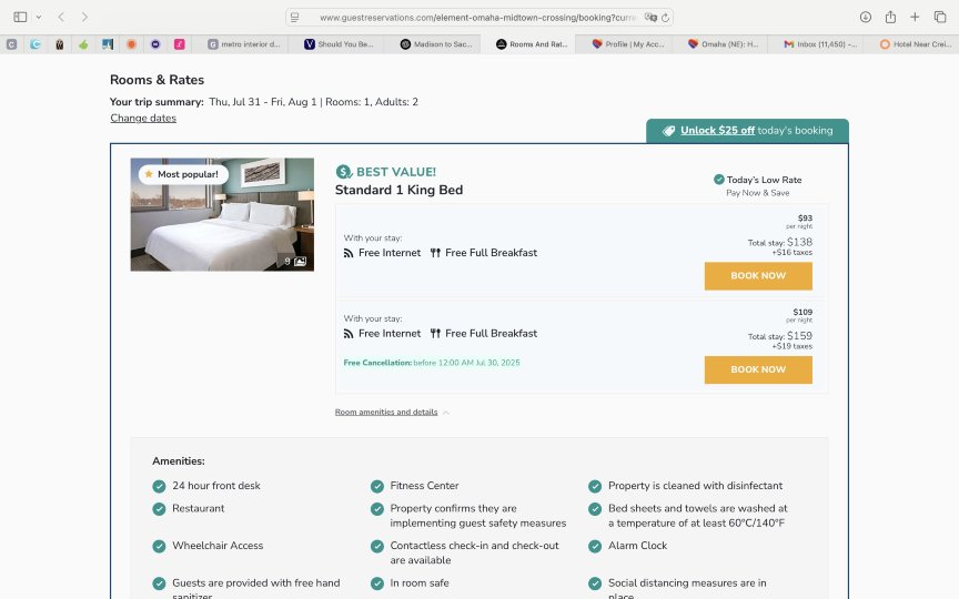 奥马哈城隧道源宿酒店-客卧