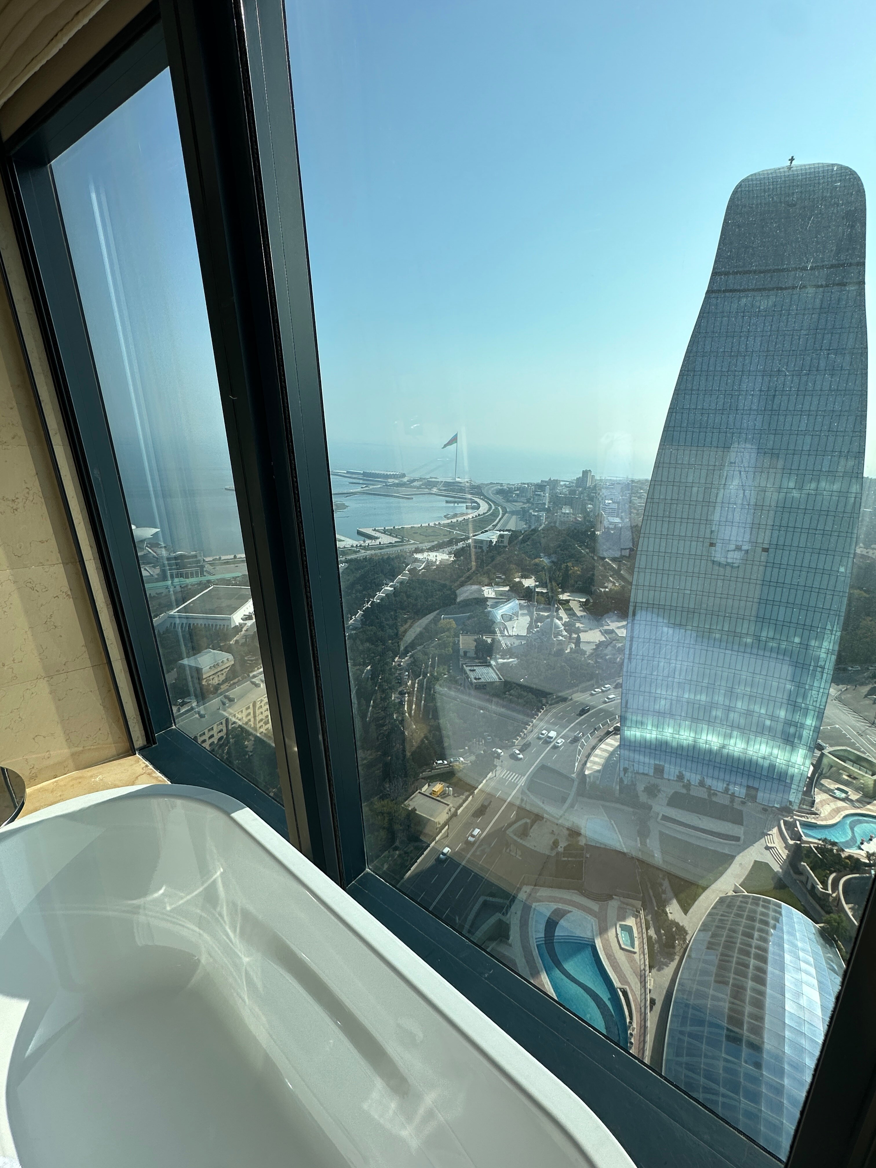 Fairmont Baku, Flame Towers-酒店景观