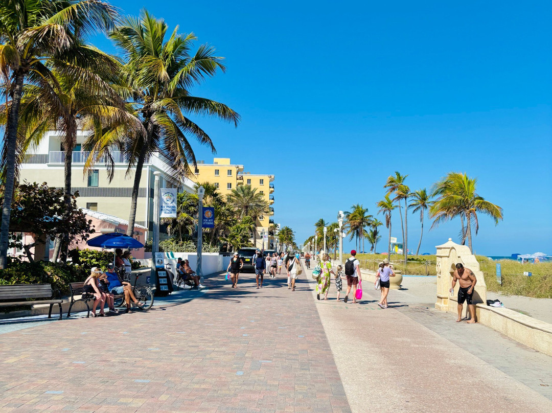 Hollywood Beach Broadwalk-好莱坞必去景点