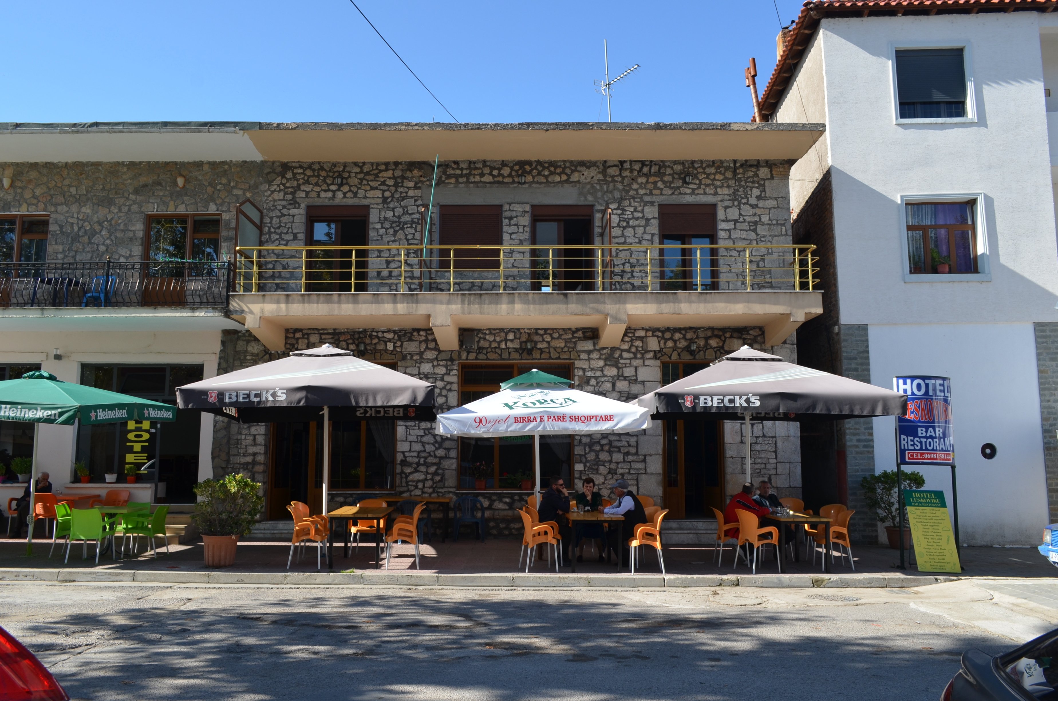 Hotel Restorant Leskoviku-浴室