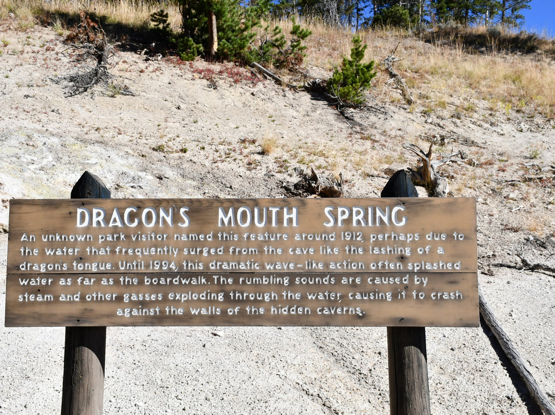 Dragon's Mouth Springs-黄石国家公园必去景点