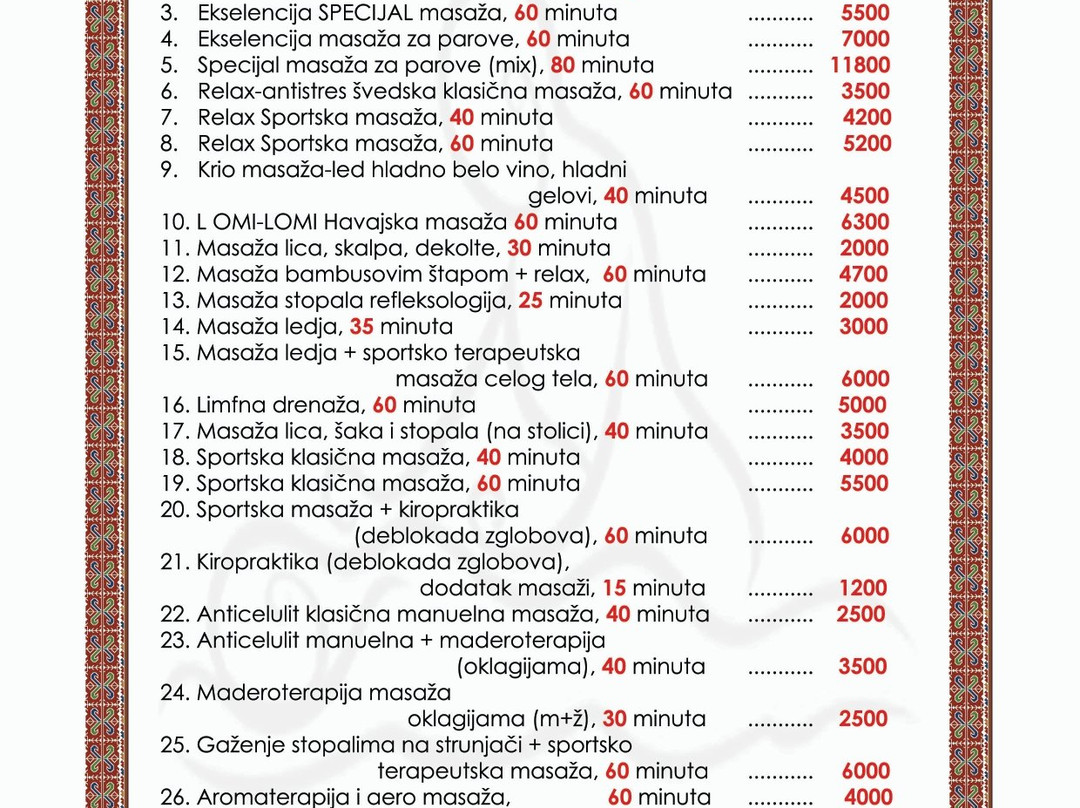 Excellence Massage Belgrade-贝尔格莱德必去景点