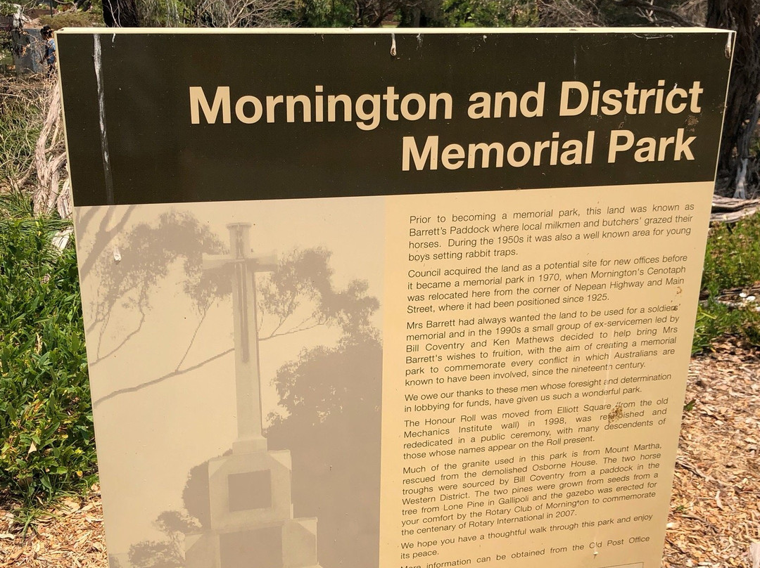 Mornington Memorial Park景点图片