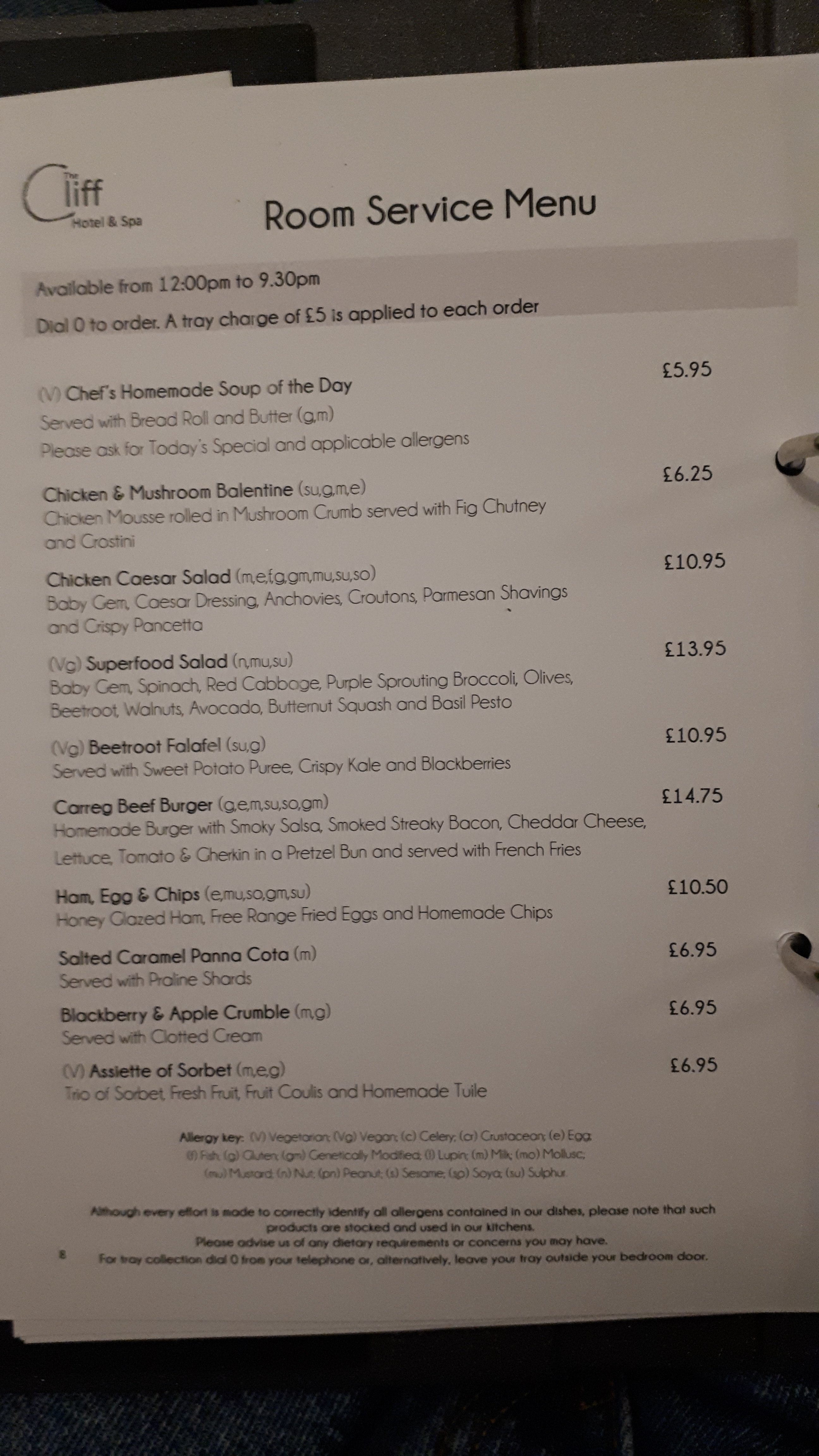 The Cliff Hotel & Spa-餐饮