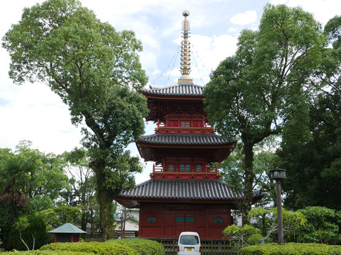Three-Story Pagoda of Buzen Kokubunji Temple-京都町必去景点