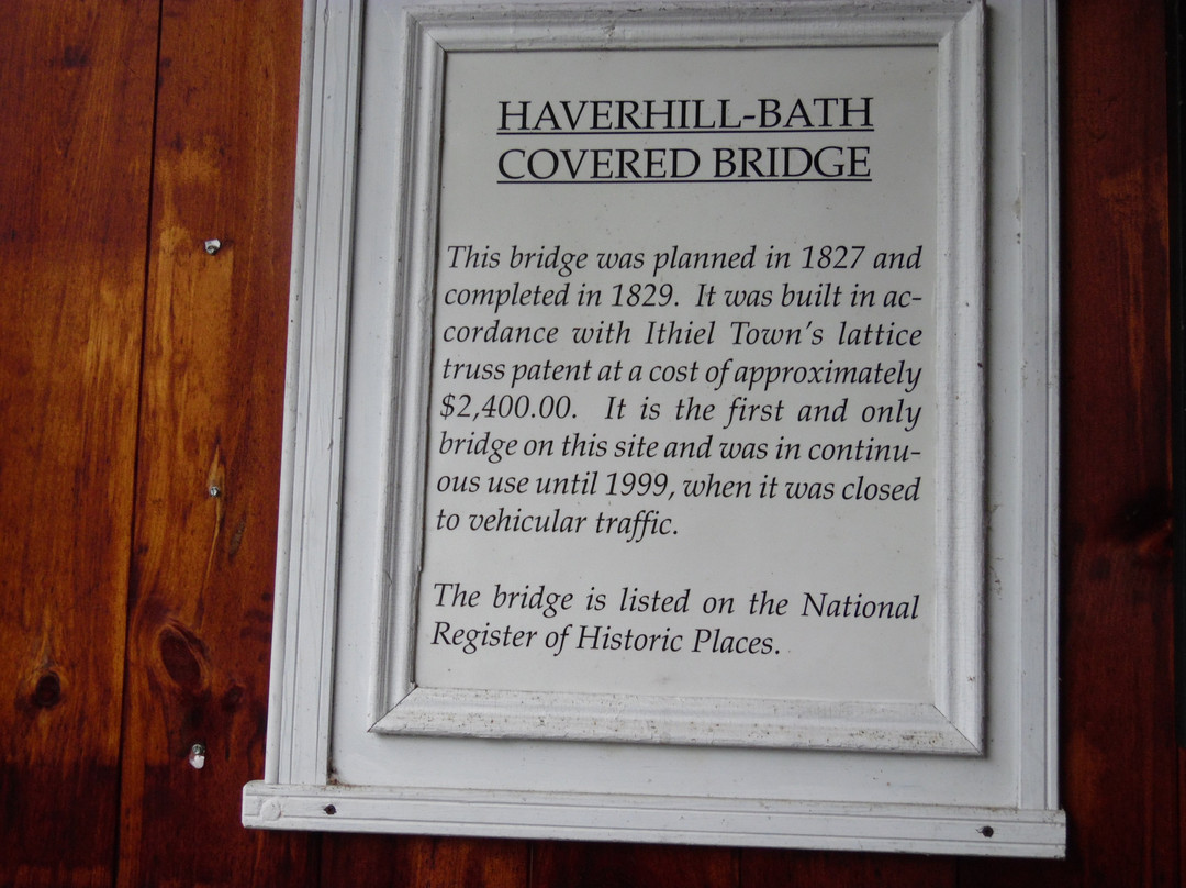 Haverhill-Bath Covered Bridge景点图片