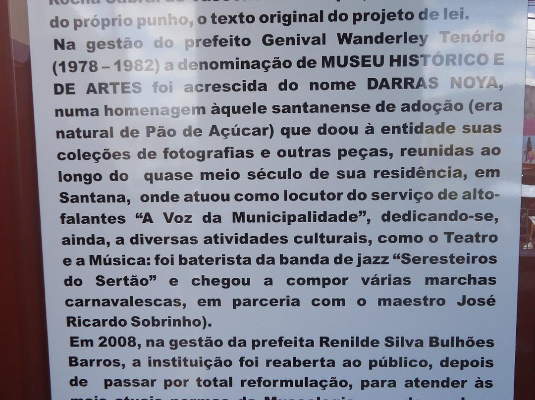 Darras Noya History and Art Museum-Santana Do Ipanema必去景点