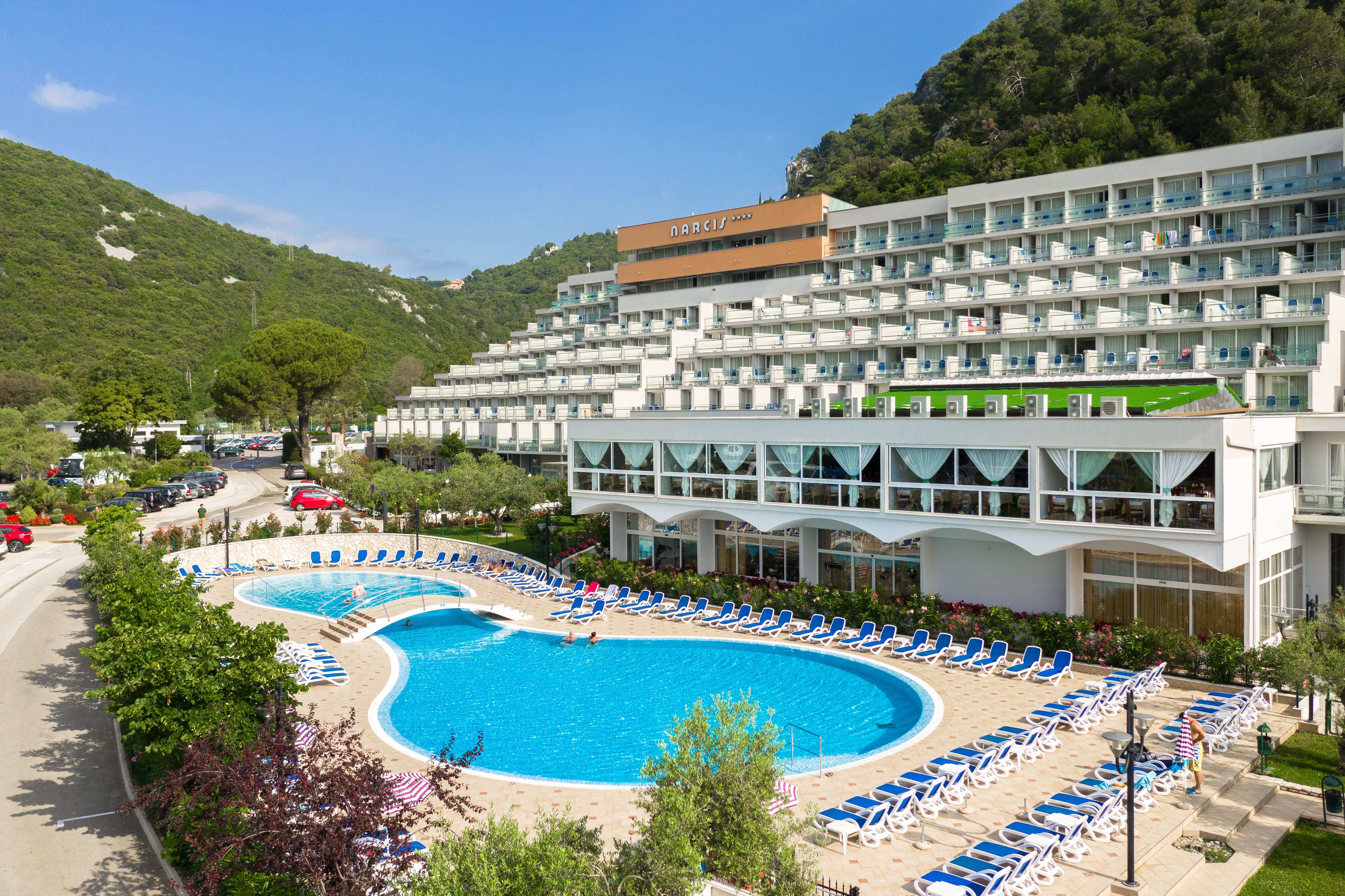 Maslinica Narcis Hotel-浴室