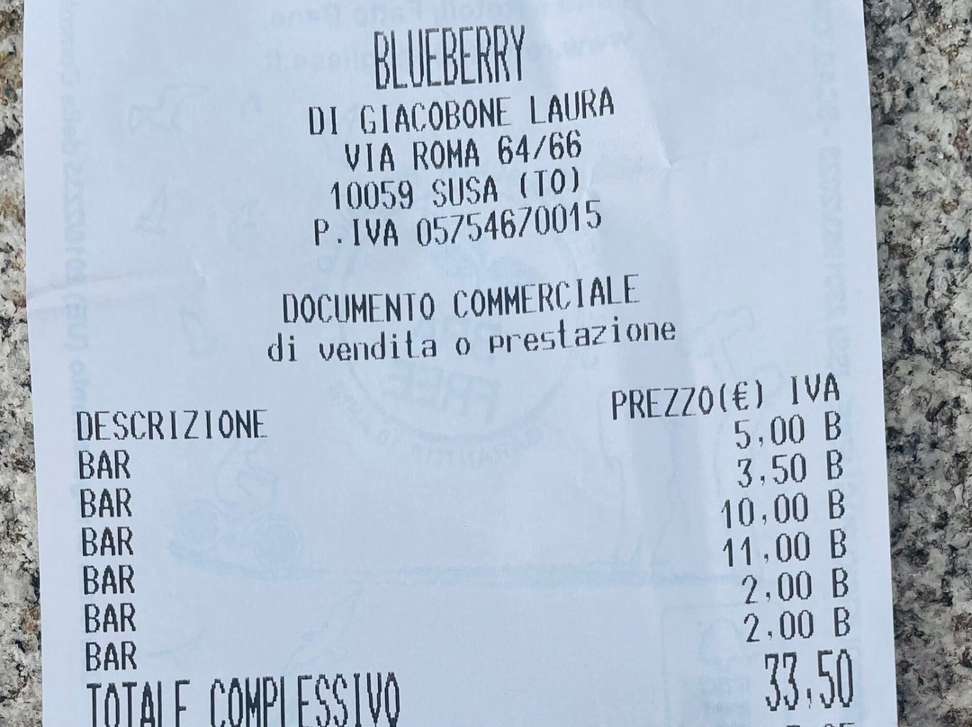 Gelateria Artigianale Blueberry
