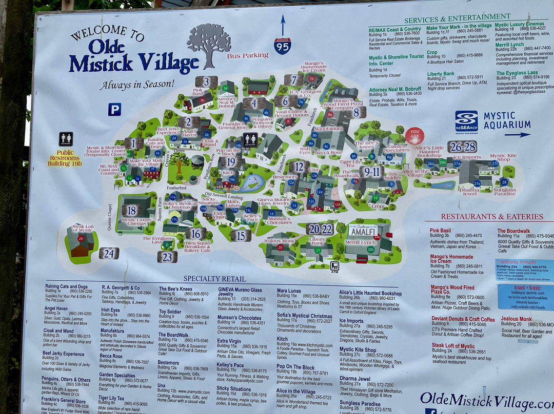 Olde Mistick Village-神秘河必去景点