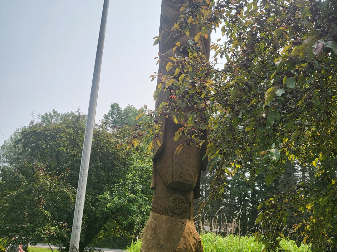 St. Urho  Tree Trunk Carving