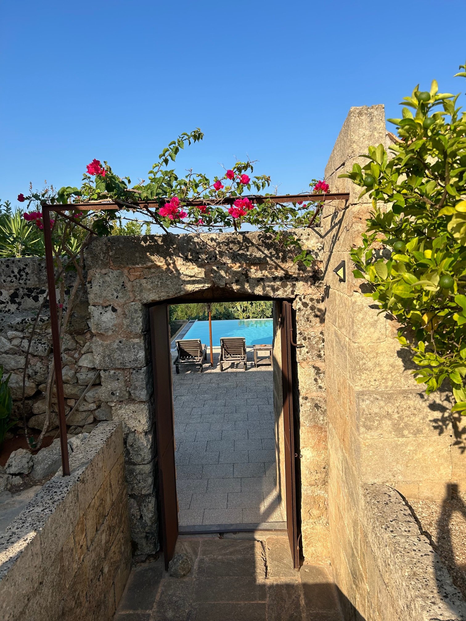 Antica Masseria Pescu-泳池