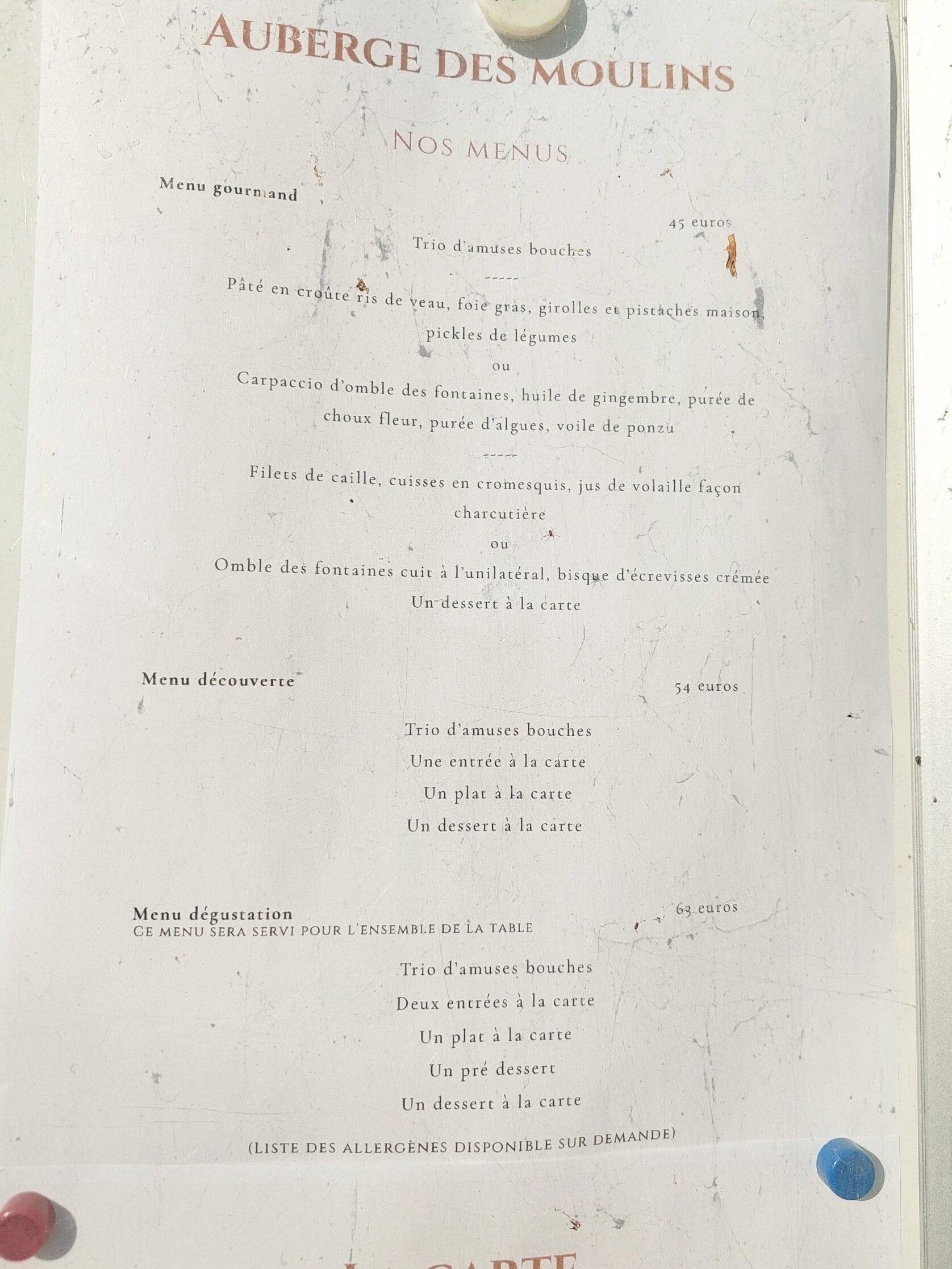 L'Auberge des Moulins-官方