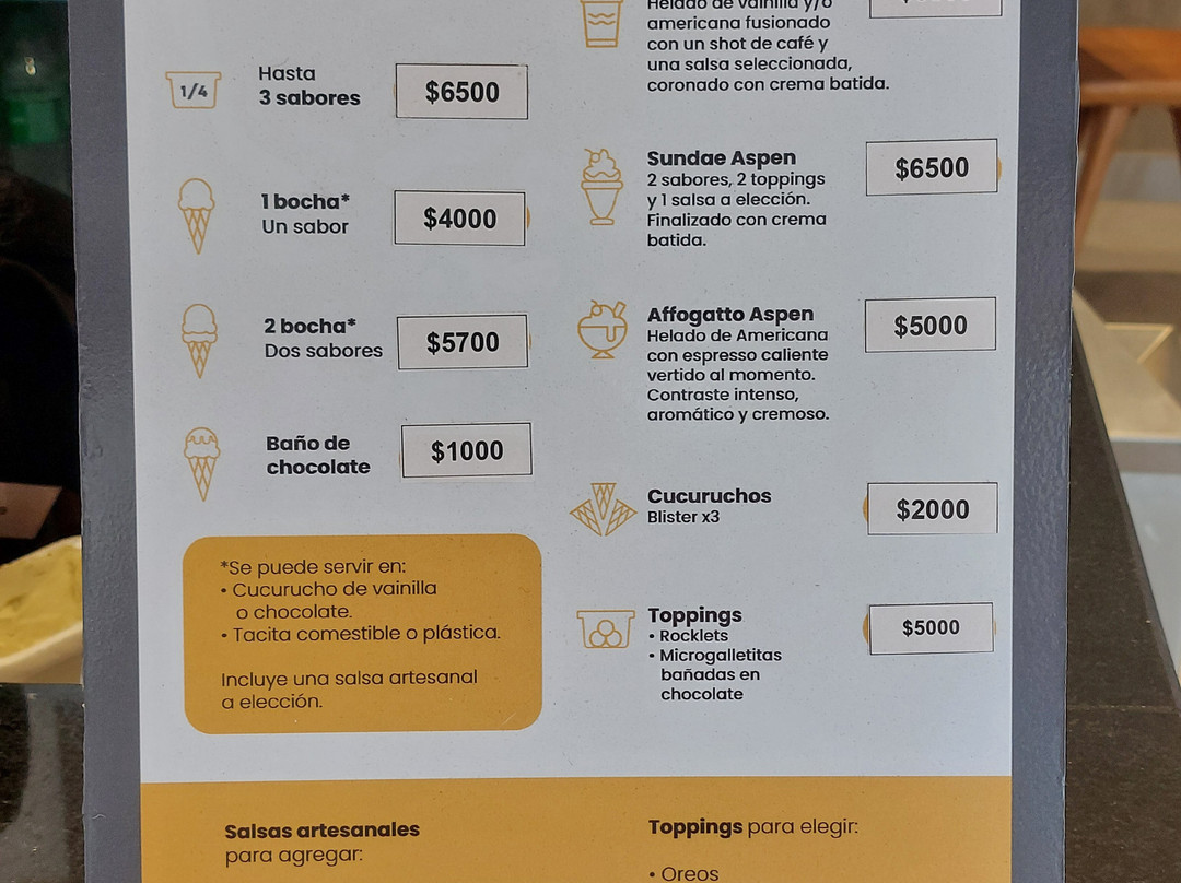 Aspen Heladería Artesanal y Café (Colón)