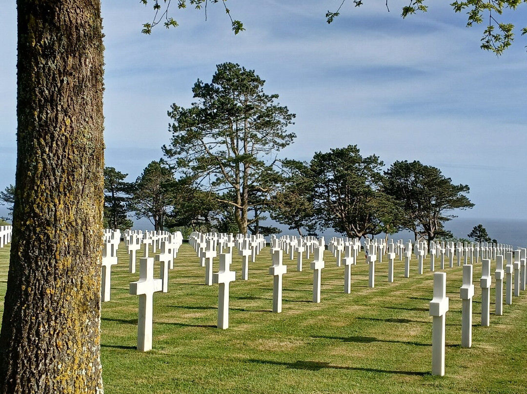 奥马哈海滩美军墓地-滨海科勒维尔必去景点