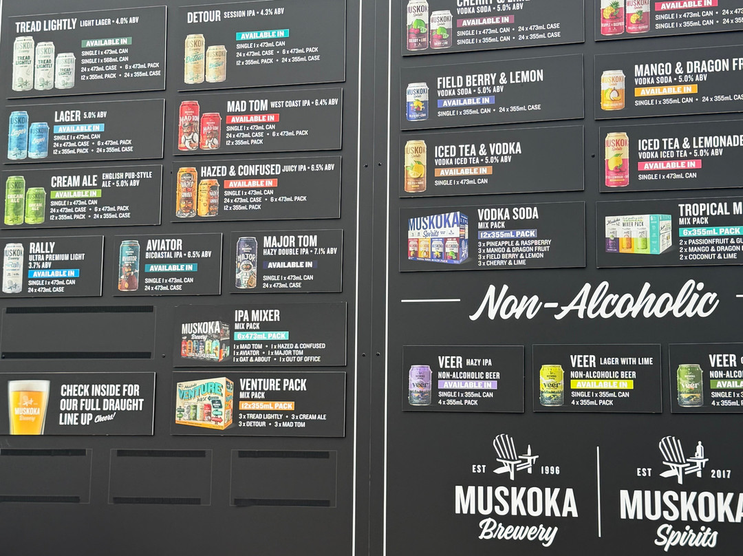 Muskoka Brewery-Bracebridge必去景点