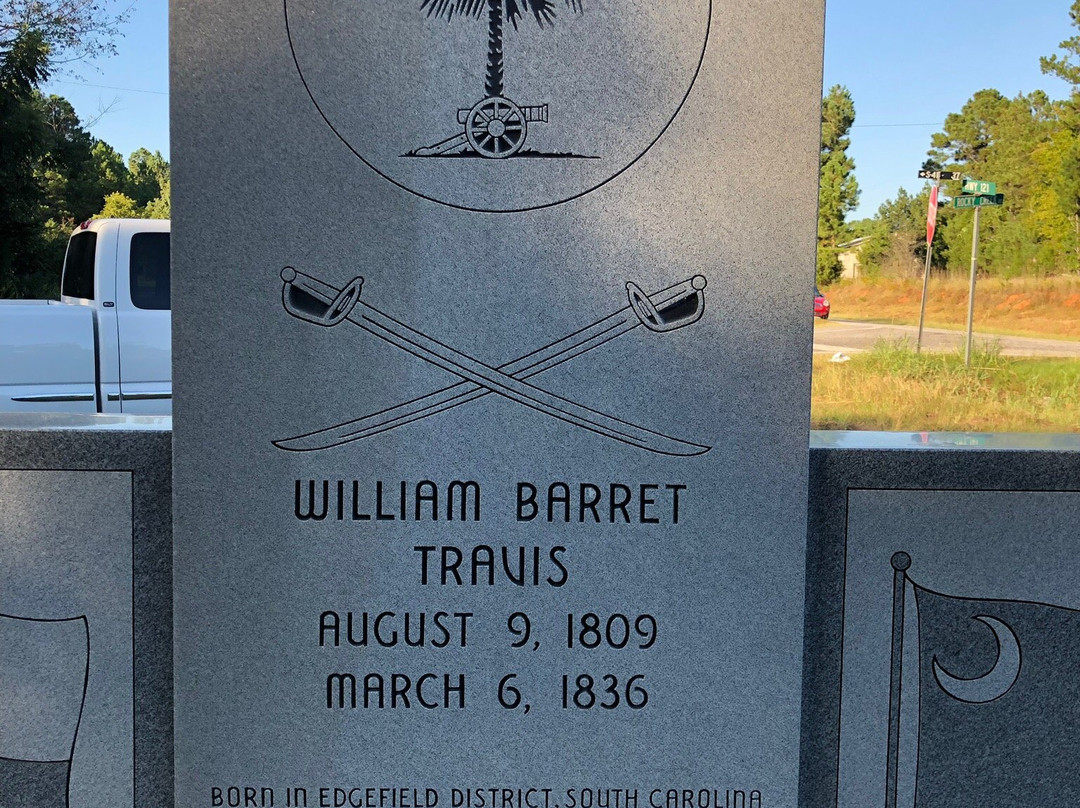 William Barret Travis Memorial-Saluda必去景点