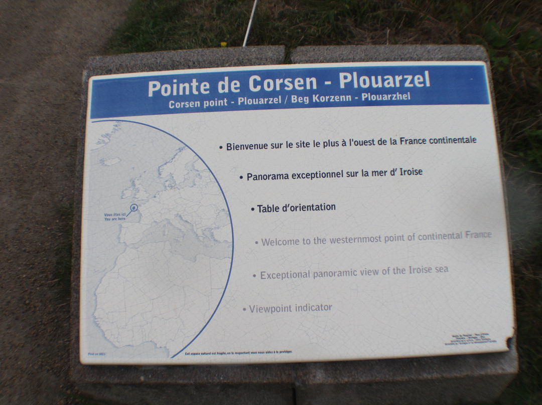 Pointe de Corsen-Plouarzel必去景点