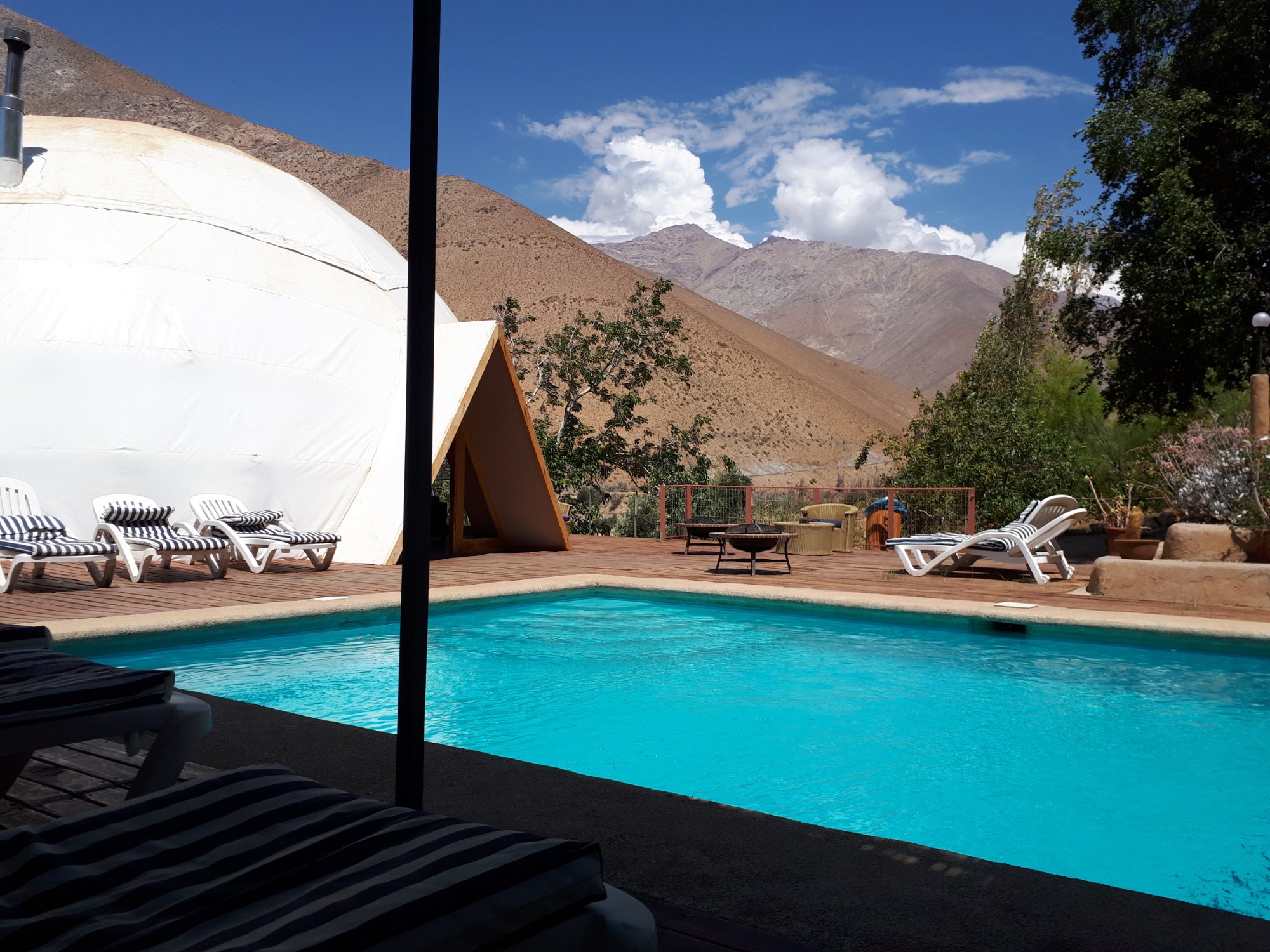 MI Lodge Elqui Domos-泳池