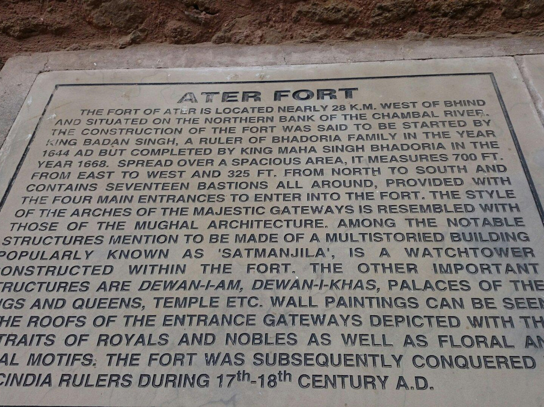 Ater Fort-Bhind必去景点