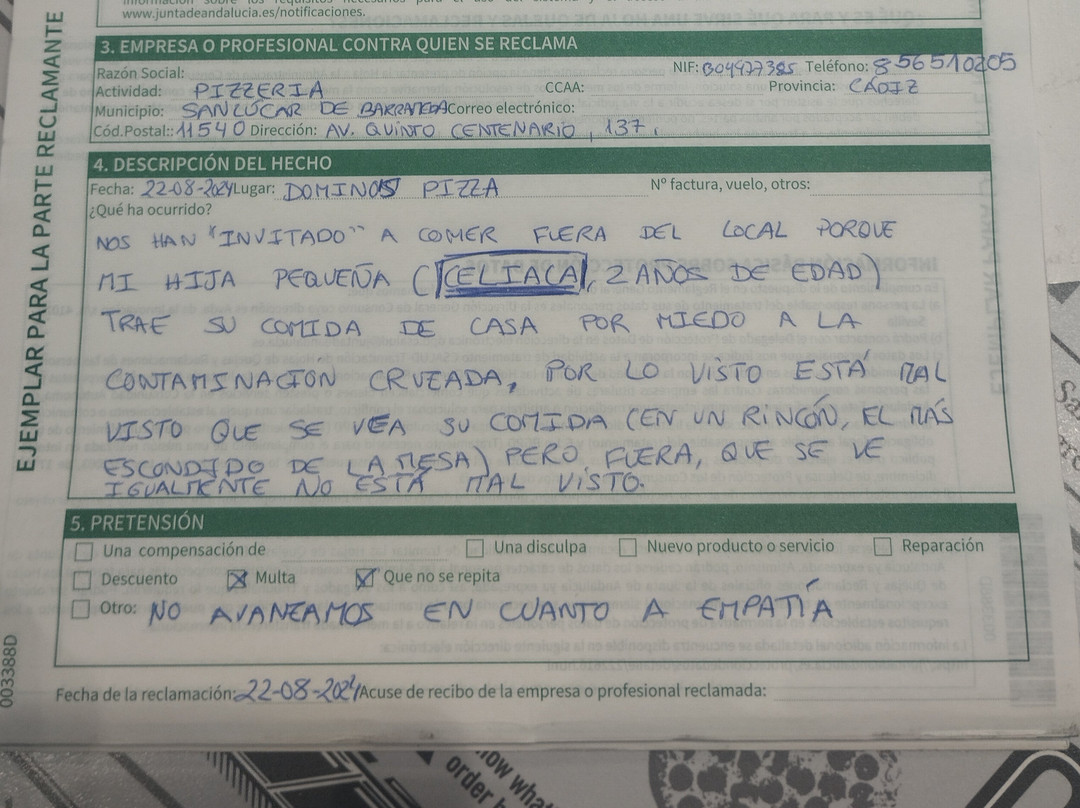 Domino's Pizza Sanlucar