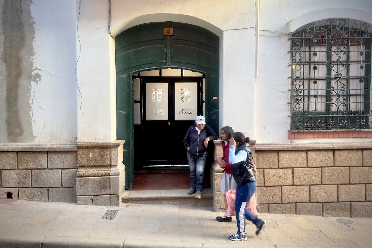 Colonial Hostal-浴室