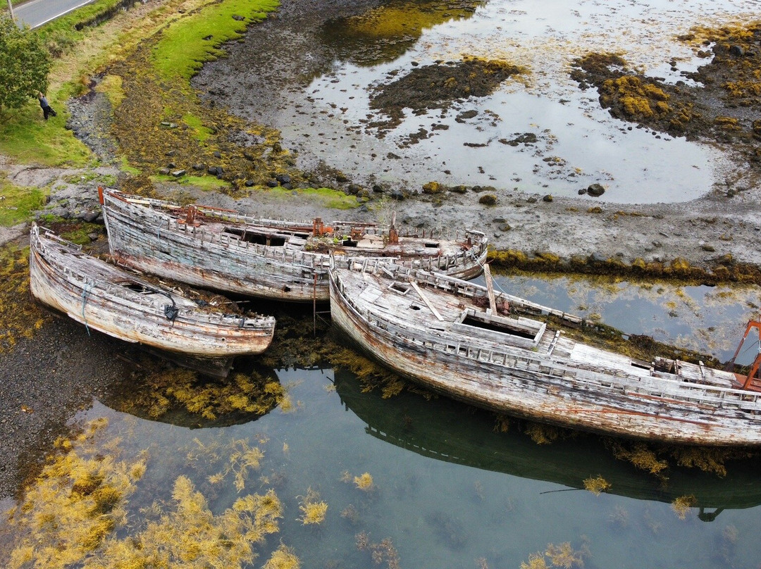 Ship Wreck at Salen Beach-Salen必去景点