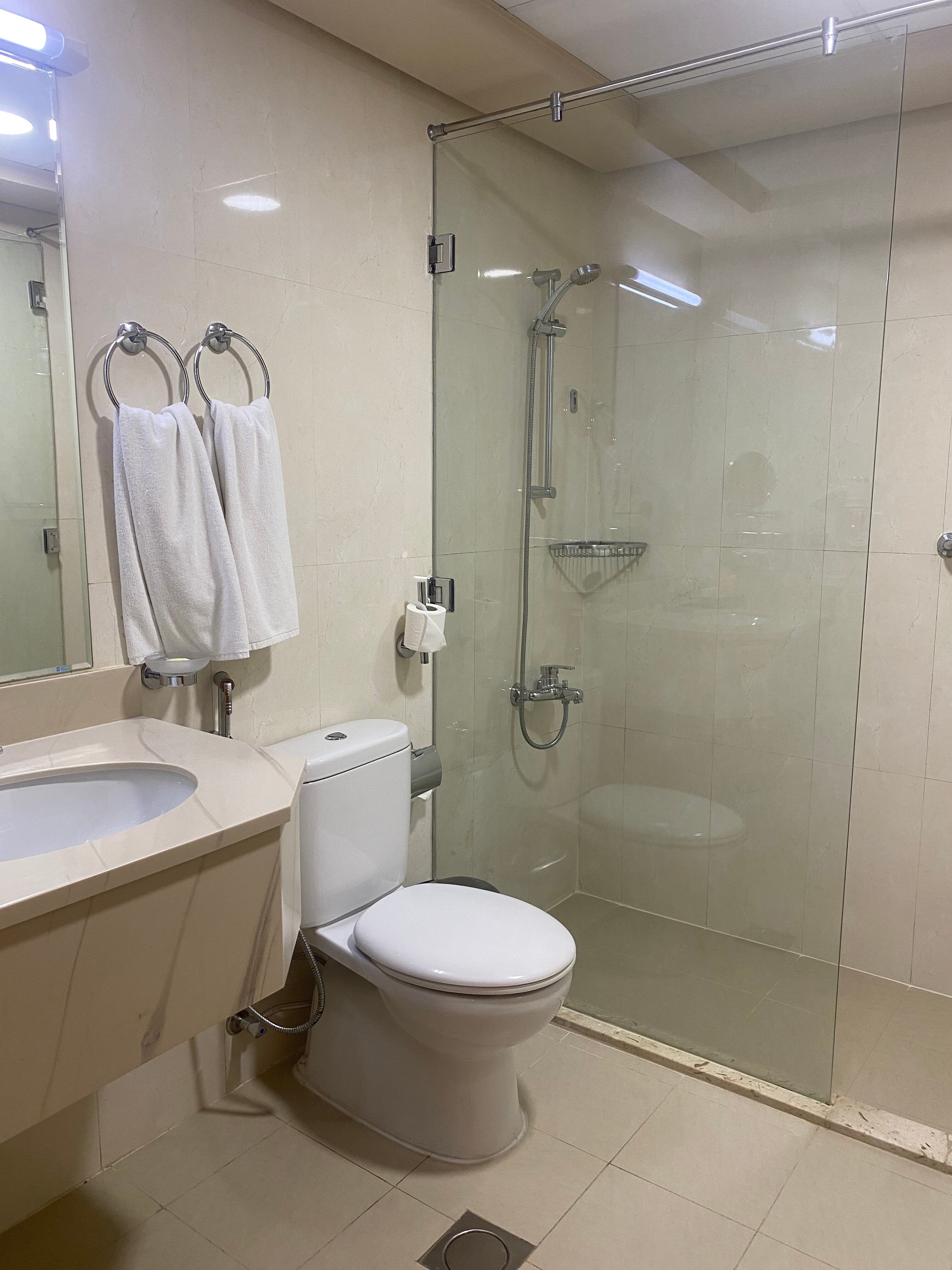 阿吉曼温德姆华美达套房酒店-浴室