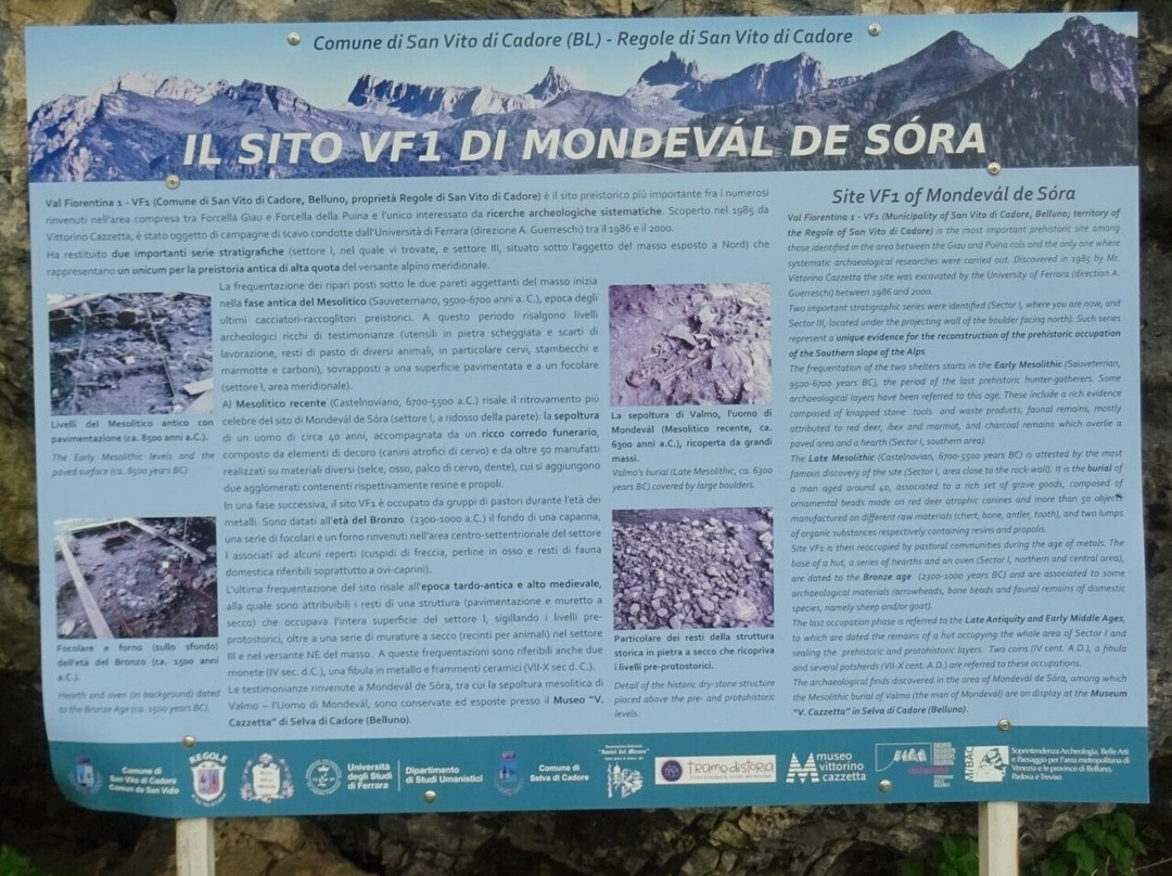 Sito mesolitico di Mondeval-Selva di Cadore必去景点
