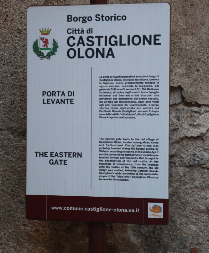 Arco di Levante-Castiglione Olona必去景点