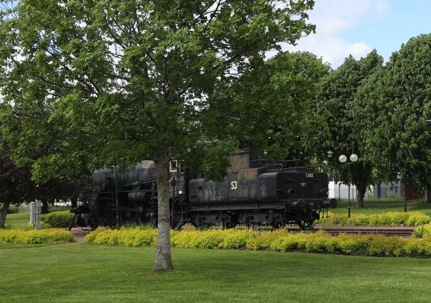 La locomotive à vapeur historique SJ B 1282-Mora必去景点
