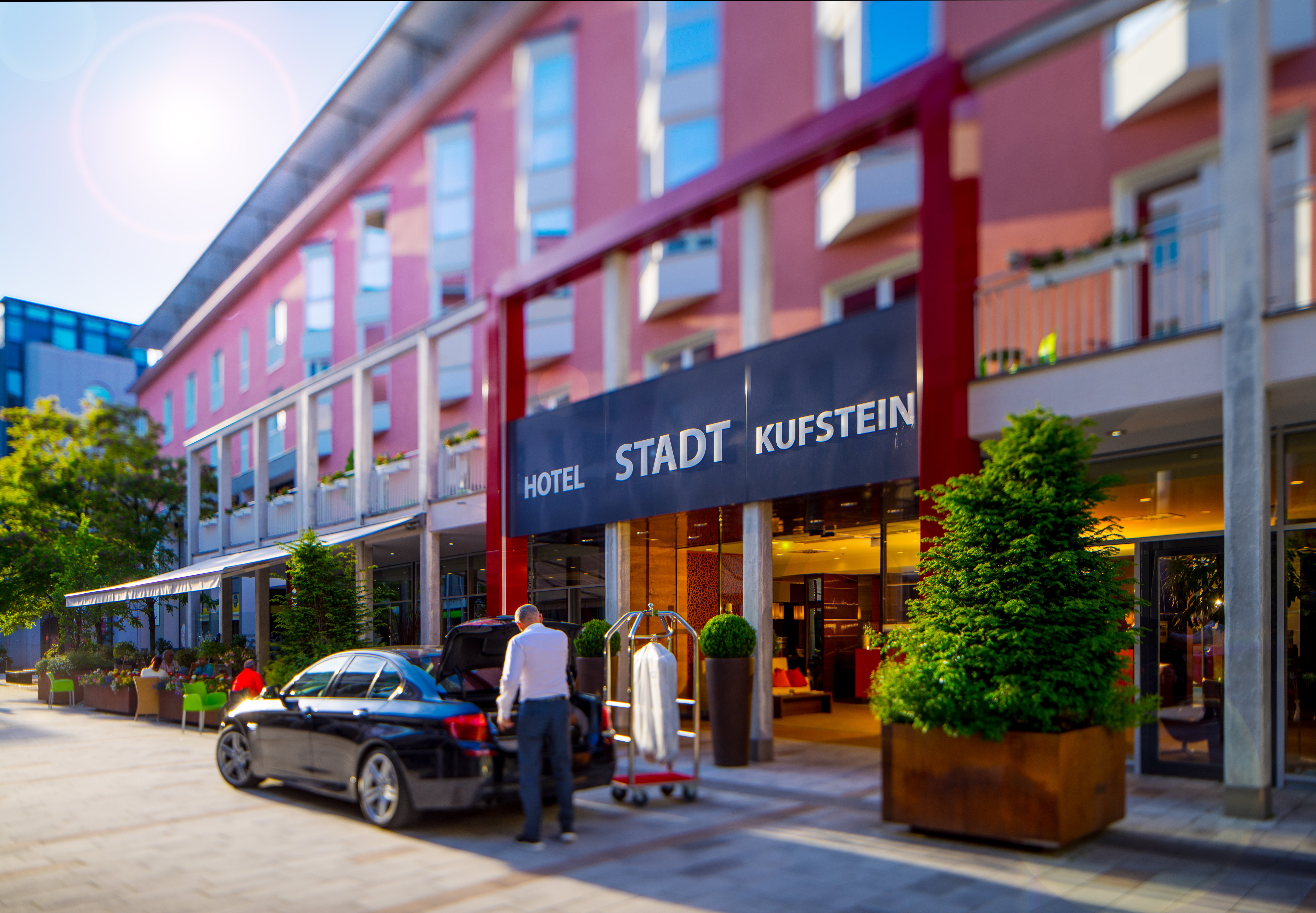 Hotel Stadt Kufstein-浴室