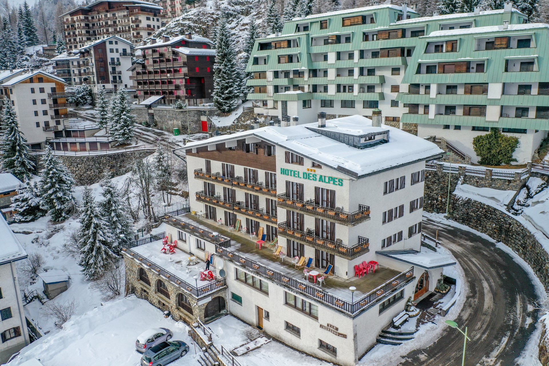 Hotel Des Alpes-浴室