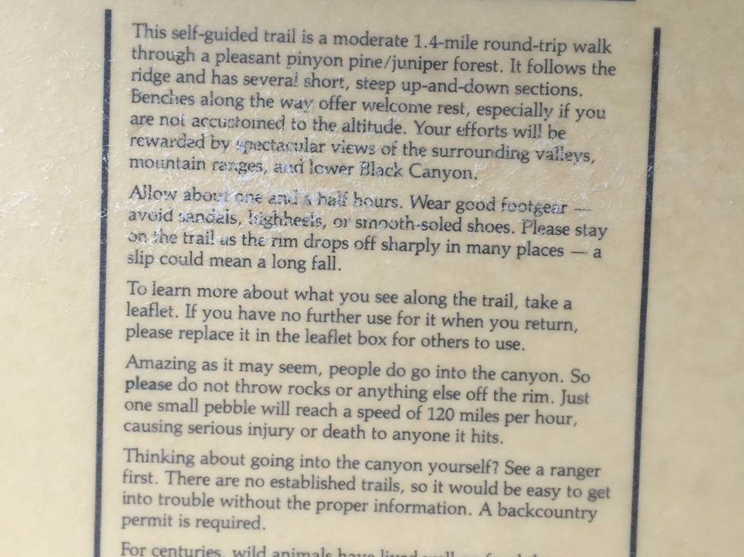 Warner Point-Black Canyon Of The Gunnison National Park必去景点