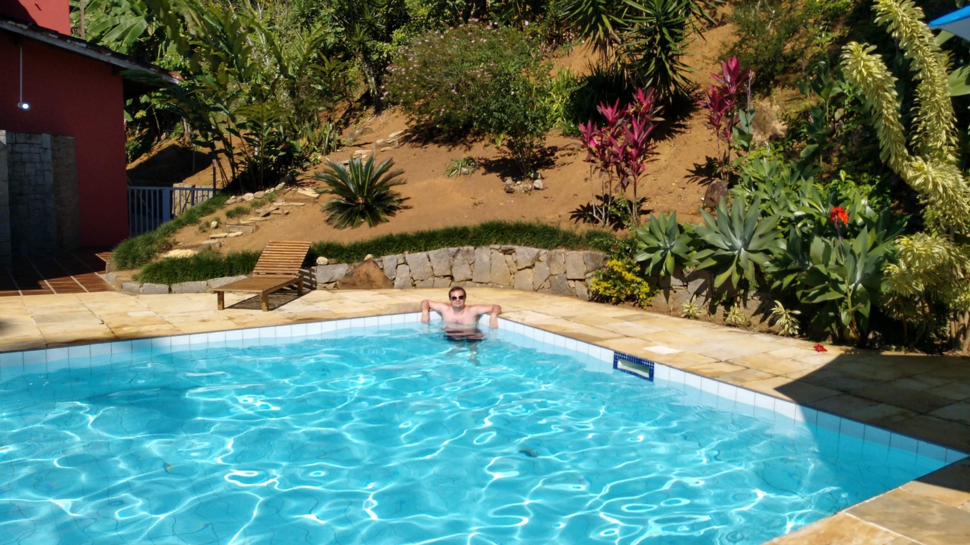 Pousada Recanto El Shadday-泳池