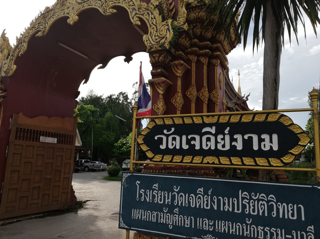 Wat Chedi Ngam Temple-芳县必去景点