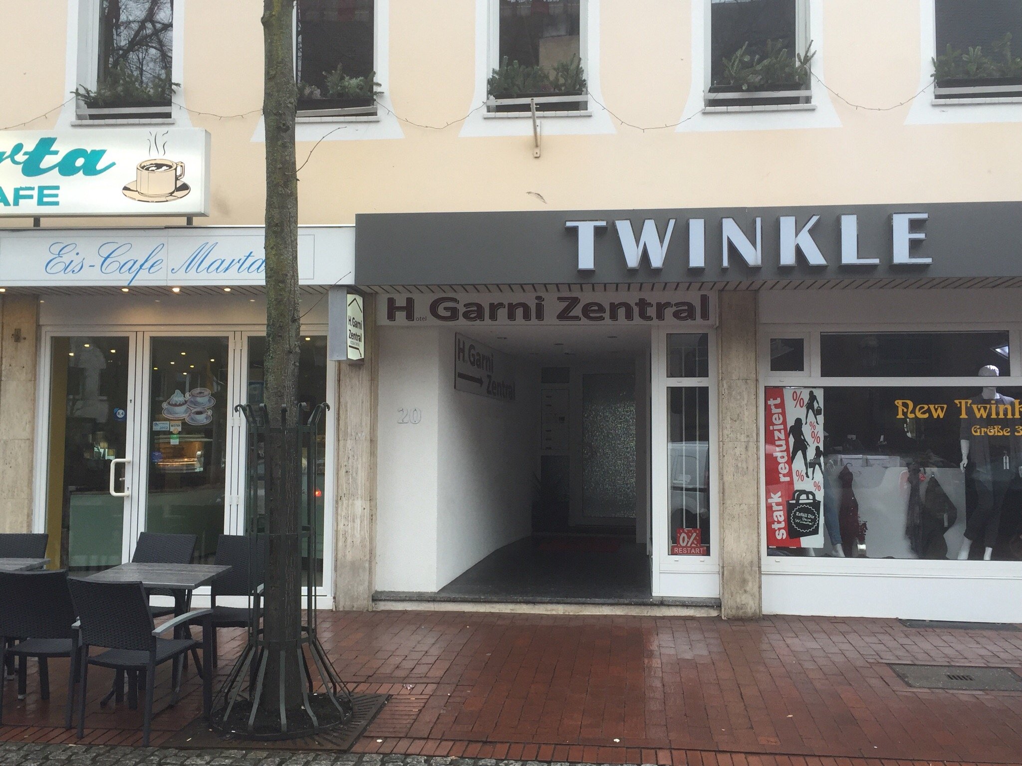 Hotel Garni Zentral-浴室