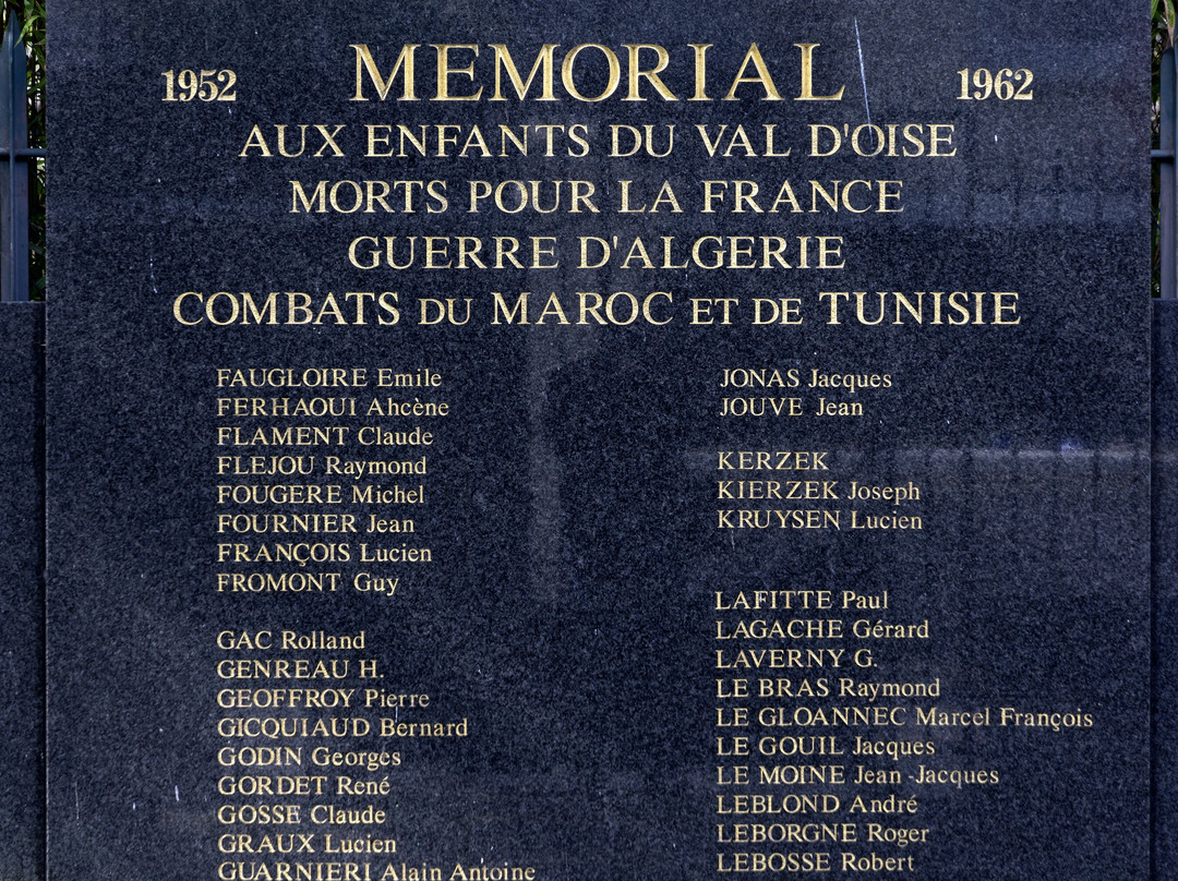 Mémorial Aux Combattants D'afrique Du Nord景点图片