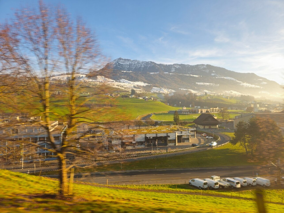 Vitznau-Rigi Kulm cogwheel railway-菲茨瑙必去景点